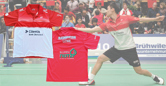 Ersteigere das originale Shirt des Badmintonclub Uzwil !