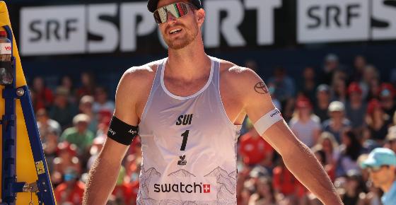 Originaltrikot von Adrian Heidrich getragen am Beach Pro Turnier in Gstaad 2024 