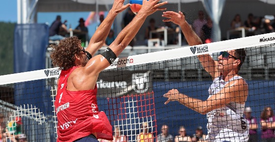 Originaltrikot von Marco Krattiger getragen am Beach Pro Turnier in Gstaad 2024  