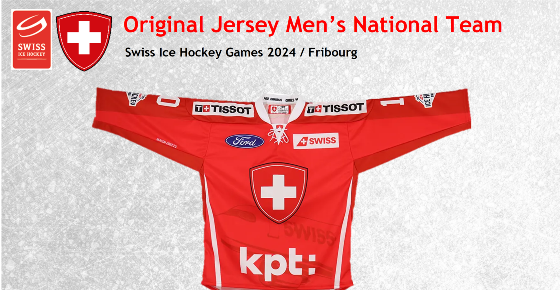 Swiss Ice Hockey Games Jersey 2025/26 Weiss 