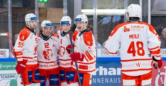 Gameworn EHC Visp 2026 Gast-Jersey