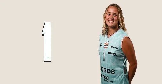 Maillot libero bleu #1 - Caroline Delley