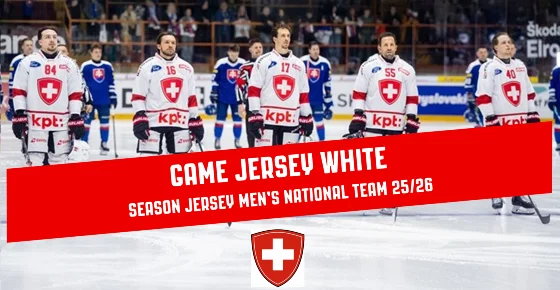 Official Game Jersey Season 2025/26 (Nicht Getragen) Weiss  