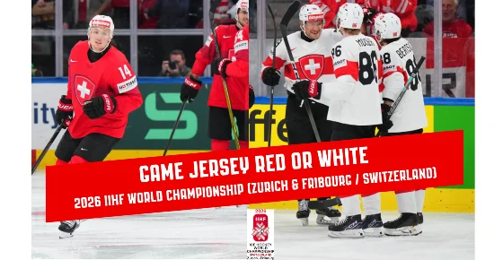 Official Game Jersey World Championship Weiss oder Rot