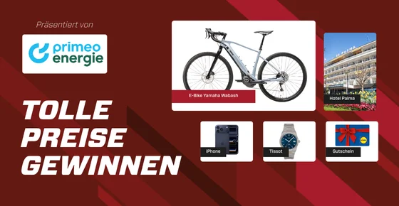 Hauptverlosung 2026 mit E-Bike als Hauptpreis // Main raffle 2026 with an e-bike as main prize 
